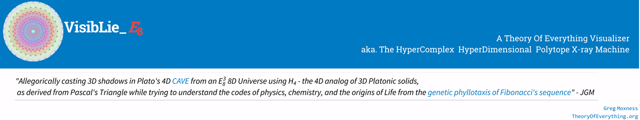 Visualizing a Theory of Everything!
