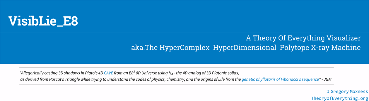 Visualizing a Theory of Everything!