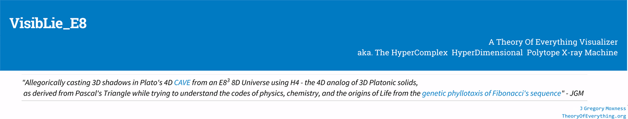 Visualizing a Theory of Everything!
